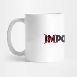 crossed out impossible Mug